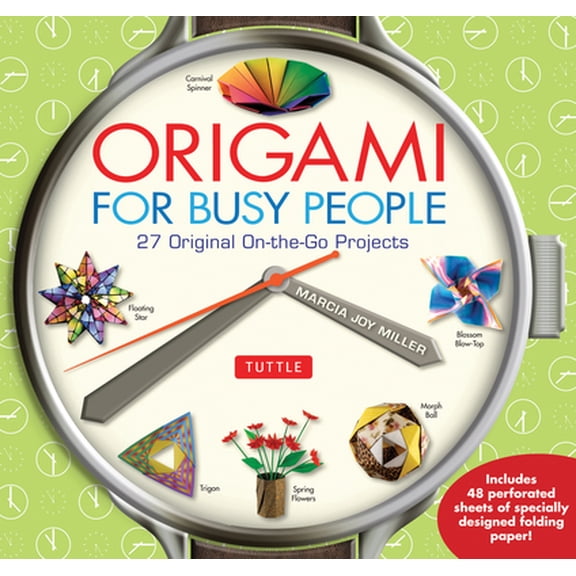 Pre-Owned Origami for Busy People: 27 Original On-The-Go Projects [Origami Book, 48 Papers, 27 Projects] (Paperback) 4805311487 9784805311486