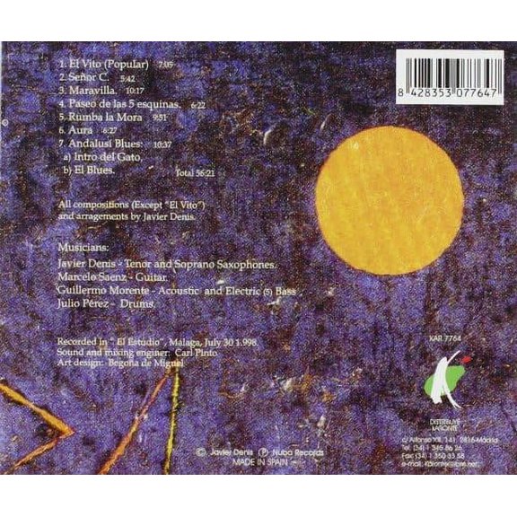 Denis Javier & Andal Origen (CD)