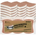 thumbnail image 1 of Orighty Non-Scratch Scrub Sponge, 24-Pack, Cellulose Kitchen Scrubber Sponges, Ideal for Kitchen Cleaning, Non-Stick Cookware, Washing Dishes, Bathroom, and Household, 1 of 15