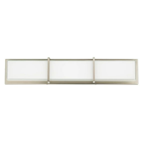 Origin 21 Brighton 27-Inches 4 -Light Brushed Nickel Integrated LED Modern/contemporary Vanity light bar