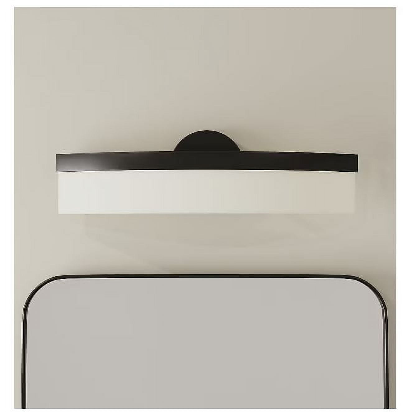 Lynnpark 20-Inch Matte Black and Frosted Acrylic Vanity Light