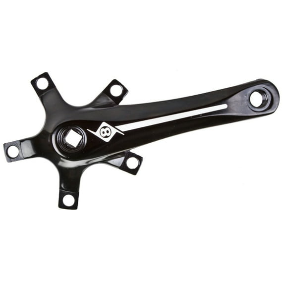 Origin8 Alloy Crank Set 160mm 107mm JIS Square Taper Single Speed