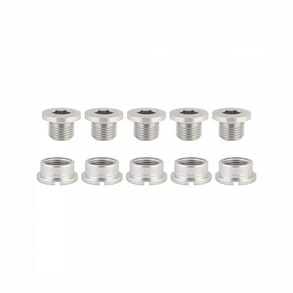 Origin-8 Single Speed Alloy Chainring Bolts Silver Track Fixed Gear Bike