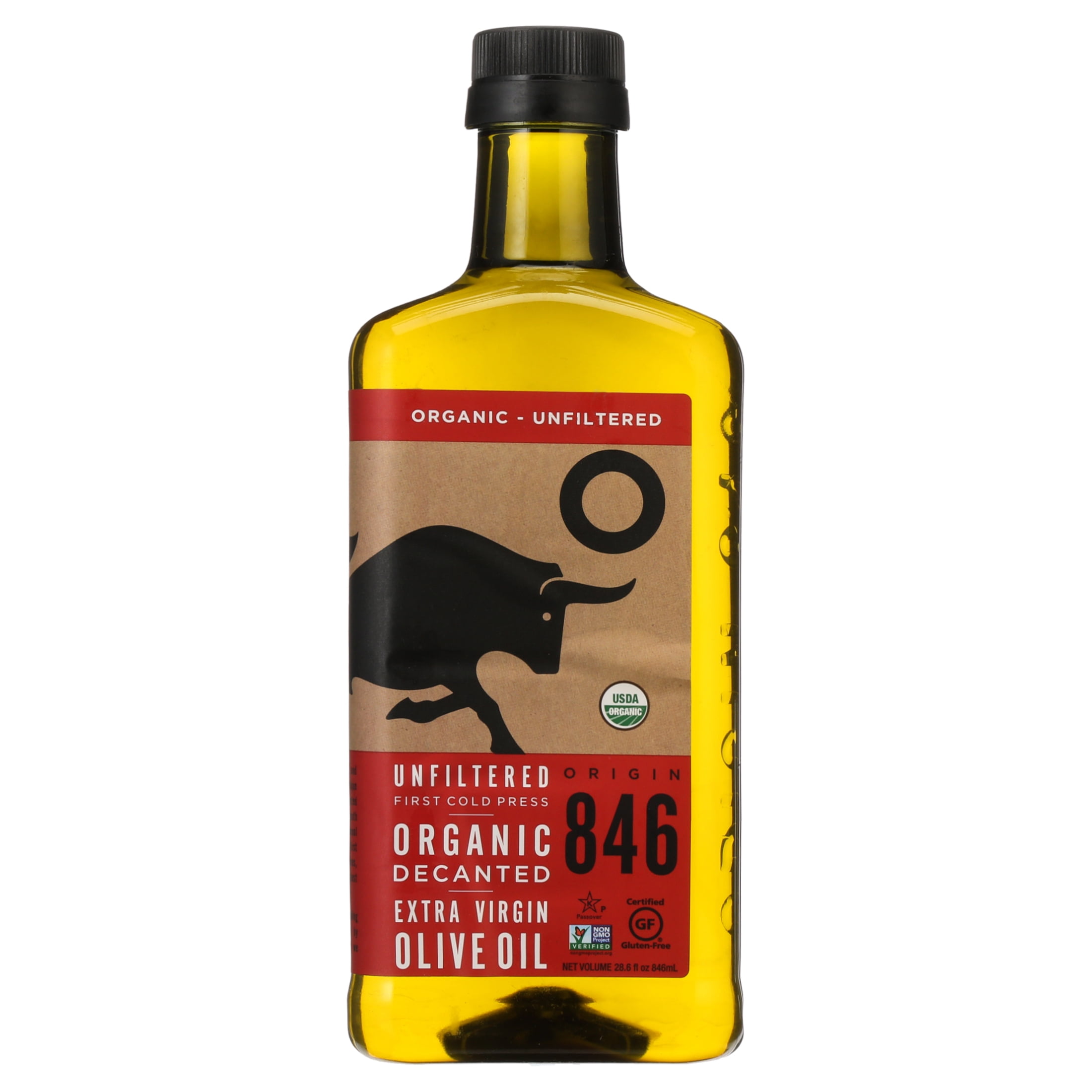 Origin 846 Unfiltered Organic Extra Virgin Olive Oil, 28.6 Fl Oz