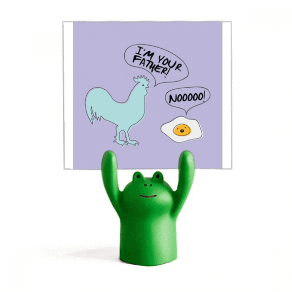 Origin Connection Rooster Egg Memo Holder Cartoon Animal Frog Stand Decoration