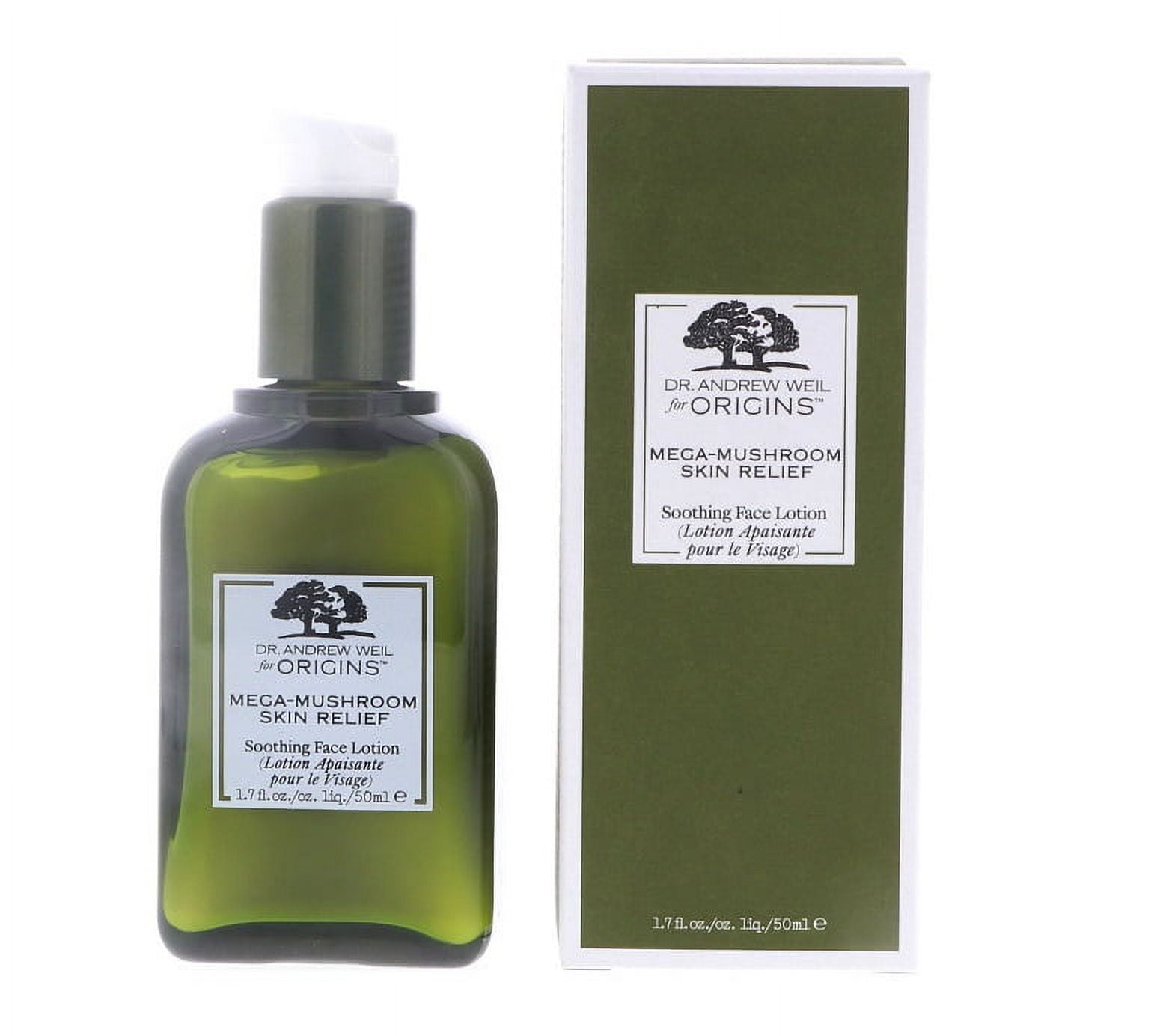 Origin Dr. Andrew Weil Mega Mushroom Skin Relief Soothing Face Lotion, 50ml/1.7oz