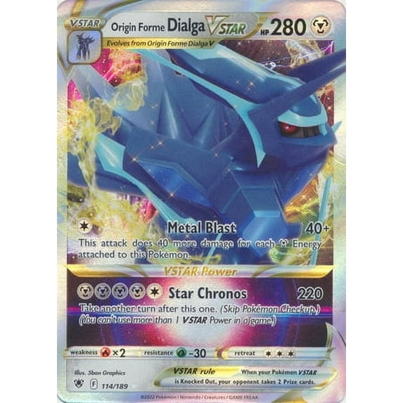 Origin Forme Dialga VSTAR - 114/189 - Ultra Rare - Pokemon