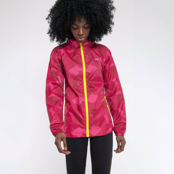 Origin Packable Waterproof Jacket - Pink Camo - XXL
