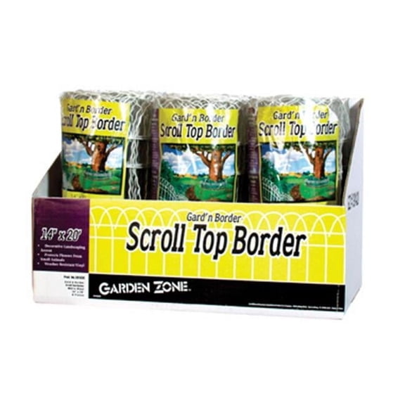 Origin Point Brands Llc GZL391420 Origin Point 14 in.x20 in. Scroll Top Border White