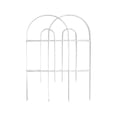 thumbnail image 1 of Origin Point Gard'n Border Round Folding Fence, White, 24-Inch x 10-Feet-(52410), 1 of 5