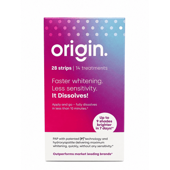 Origin - Dissolvable Teeth Whitening Strips (14 Day Treatment)