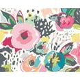 thumbnail image 1 of Origin Vibrant Abstract Floral Wall Mural, 1 of 3