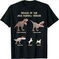 Origin of the Jack Russell Terrier Evolution History Meme TShirt XL