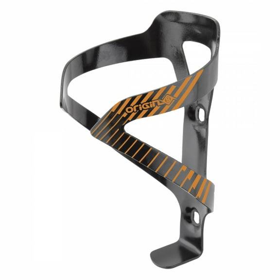 Origin8 Alloy Klutch Cage Standard Black/Orange AL6061 Braze-on