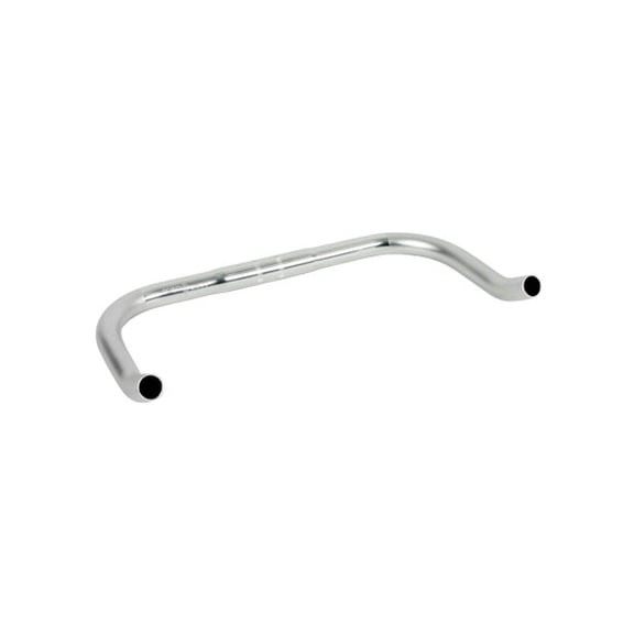 Origin8 Bullhorn Handlebars 40cm SILVER Track Fixed 16.7 x 6.7 x 1.8