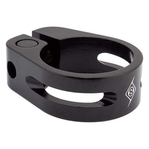 Origin8 Clampdown UL Seatpost Clamp 29.8 Black Rounded Edge & Floating Bolt