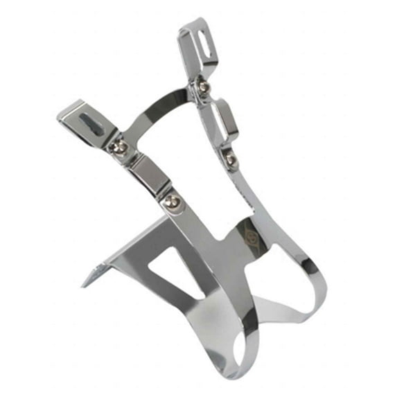 Origin8 Double Barrel Toe Clips Large (70mm Depth) Chrome