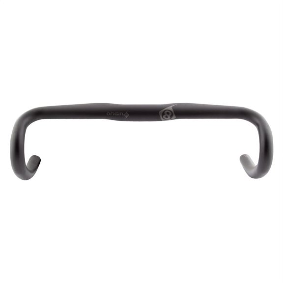 Origin8 Flash II Aero 31.8mm 400mm AL6061 Black Aluminum| Flattened Aero Top