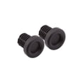thumbnail image 1 of Origin8 Rubber Bar End Plugs Push-In Black Compatible w/ Most Handlebar Styles, 1 of 2