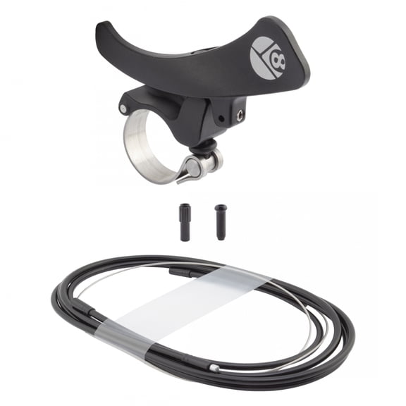 Origin8 Hangtime Dropper Post Lever Kit Drop Bar Remote Lever Black
