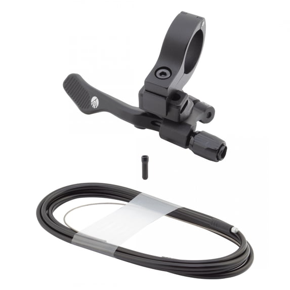 Origin8 Hangtime Dropper Post Lever Kit Flat Bar Remote Lever Black