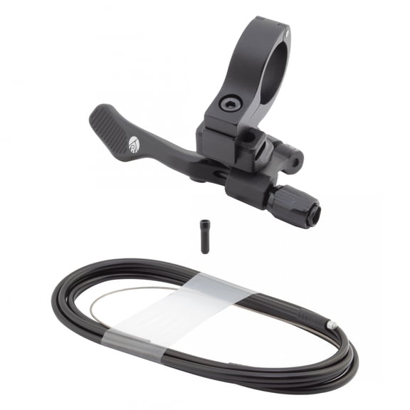 Origin8 Hangtime Dropper Post Lever Kit Flat Bar Remote Lever Black