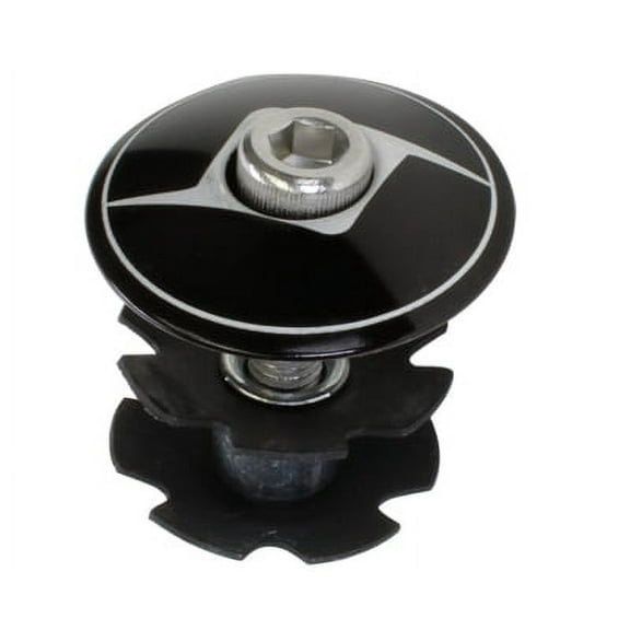 Origin8 Head Part AHD Cap 1-1/8 Bolt & Star Black Anodized