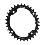 Origin8 Holdfast Oval 1x Chainring 32t 104 BCD 4-Bolt 10/11/12-Spd Aluminum Blk