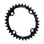 Origin8 Holdfast Oval 1x Chainring 34t 104 BCD 4-Bolt 10/11/12-Spd Aluminum Blk