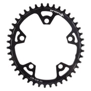 Origin8 Holdfast Oval 1x Chainring 42t 110 BCD 5-bolt 10/11-Speed Aluminum Blk