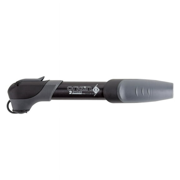 Origin8 Air-Surge MTB 2-Stage Frame Pump Black Oversize Alloy Barrel