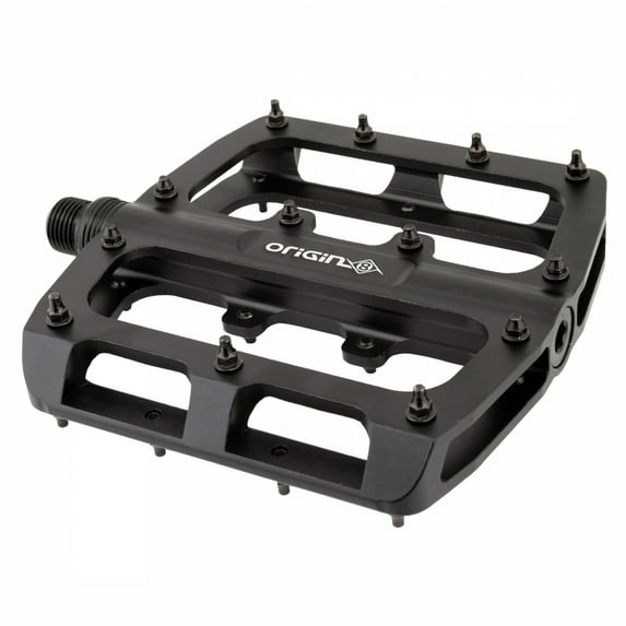 Origin8 Rascal XL Platform Pedals 9/16" Concave Alloy Body Removable Pins Black