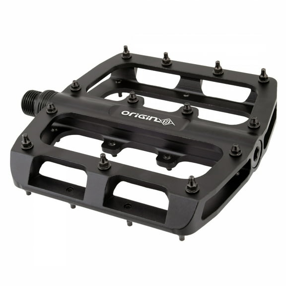 Origin8 Rascal XL Platform Pedals 9/16" Concave Alloy Body Removable Pins Black
