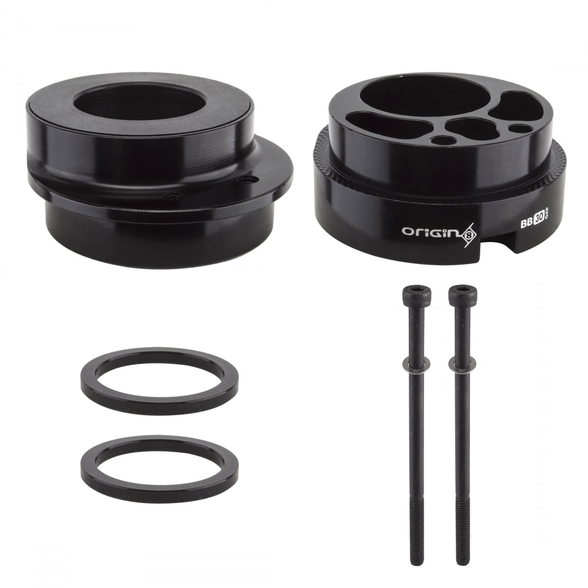 Origin8 Bb Set Revolvr Bb30 to Gxp Outboard Thread Together Sb Bk - BB841T-42R Sram Dub Origin8 Bb Set Or8 Revolvr Pf30⁄Bb386 To Bb30⁄Bb386 Os