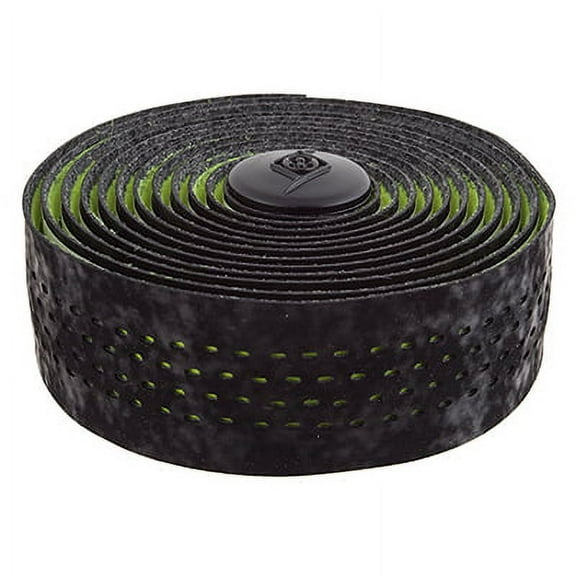 Origin8 SOFTAC PERF Handlebar Tape 2.5mm Black/Hi-Viz Yellow 2000mm