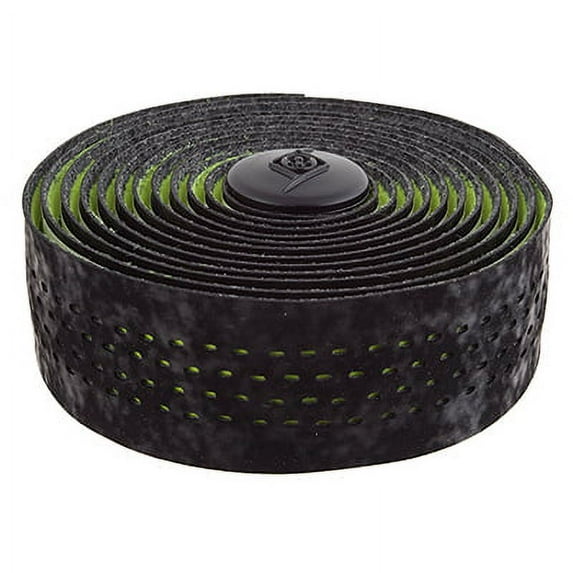 Origin8 SOFTAC PERF Handlebar Tape 2.5mm Black/Hi-Viz Yellow 2000mm