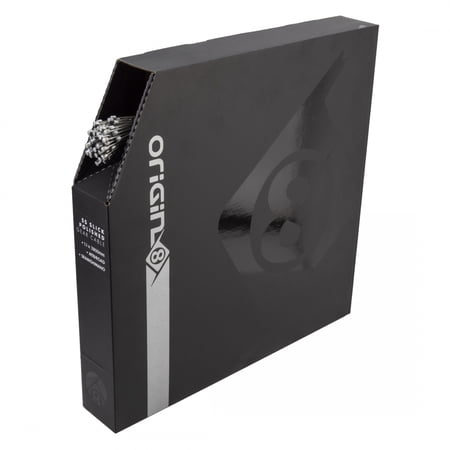 Origin8 SS Slick Polished Gear Cable Front or Rear 2800mm 1.1mm Silver 100/Box