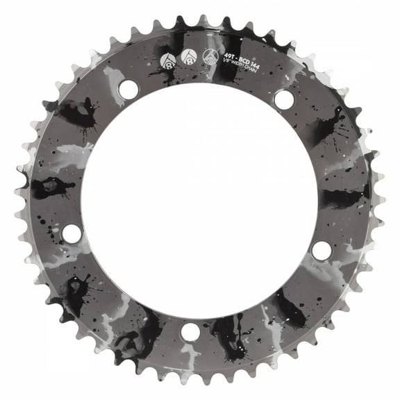 Origin8 Splat Track Chainring 49T 144mm 5-bolt Silver