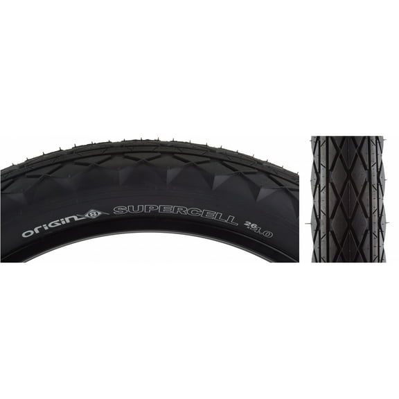 Origin8 Supercell Bicycle Tire 26" x 4.0", Black