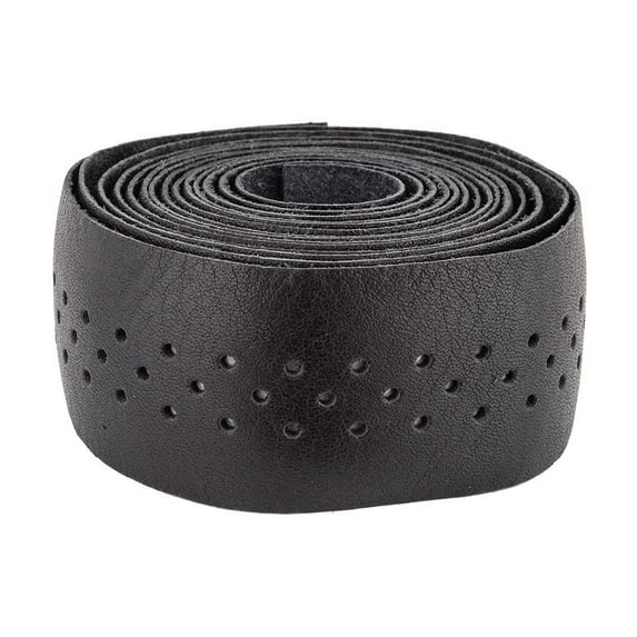 Origin8 Tape & Plugs Clasiq Sport Leathr Black W/Resin Plugs