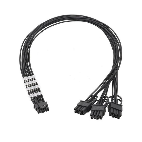Original 12VHPWR 8Pin x3 to 12+4PIN 16Pin ATX3.0 Modular Power Supply Cable for RTX40 GPU Video Card
