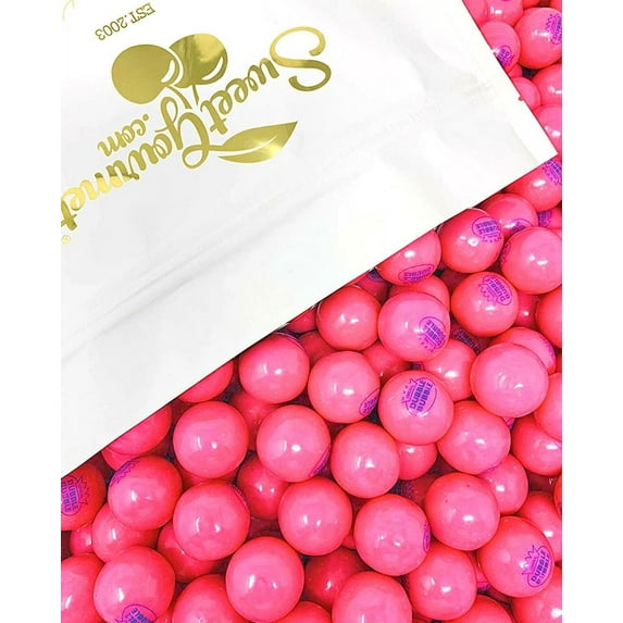 Original 1928 Dubble Bubble Classic Pink Gumballs | 1" Bubble Gum Balls | 3 Pounds