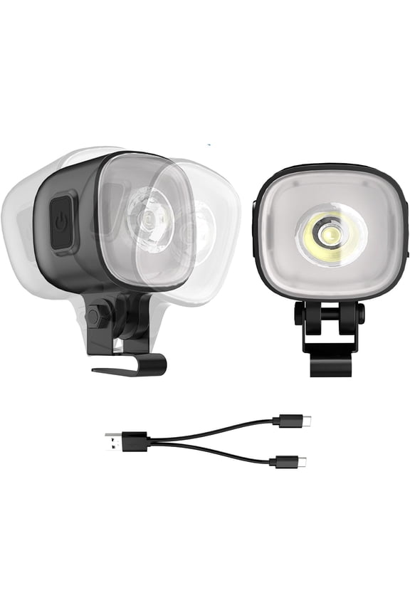 Original 2 Rechargeable Headlights for Shoe Charms, Flashlight Attachment for Shoe Light Kids Boy Girl Men Women Sandal, Clip on Clog Headlamp Shoe Accessory Decoration Charm for Shoe