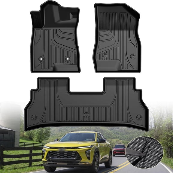 Original 2024 2025 2026 Floor Mats for Chevrolet/Chevy Models -Floor Liners Custom Fit 2025 2026 Chevy 1st and 2rd Row Car Mats Interior Accessories