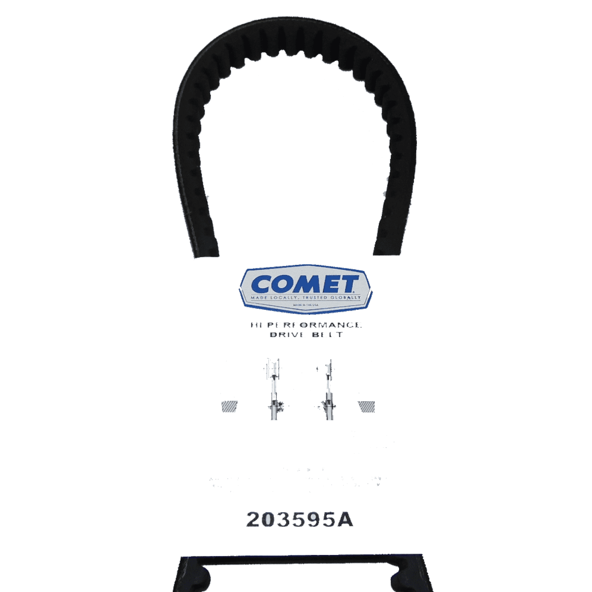 Original 203595A Comet Go Kart Torque Converter Belt
