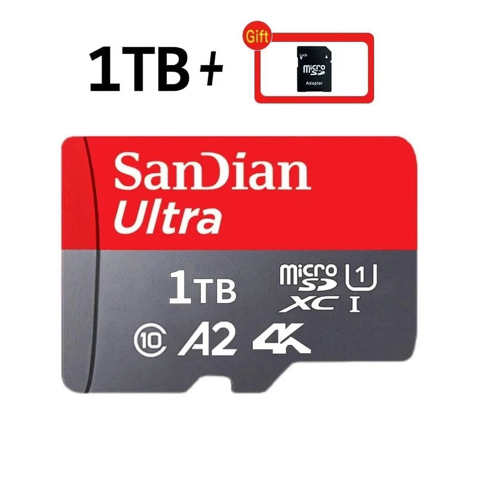 Original 2TB Memory Card TF Card 1TB Mini SD Card High Speed Micro SD Card For Phone Cameras MP3 MP4 Drone Memory Card grey 2TB Walmart