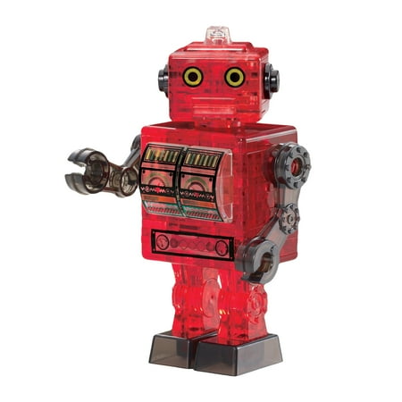 Original 3D Crystal Puzzles 40-Piece Tin Robot 3D Puzzles
