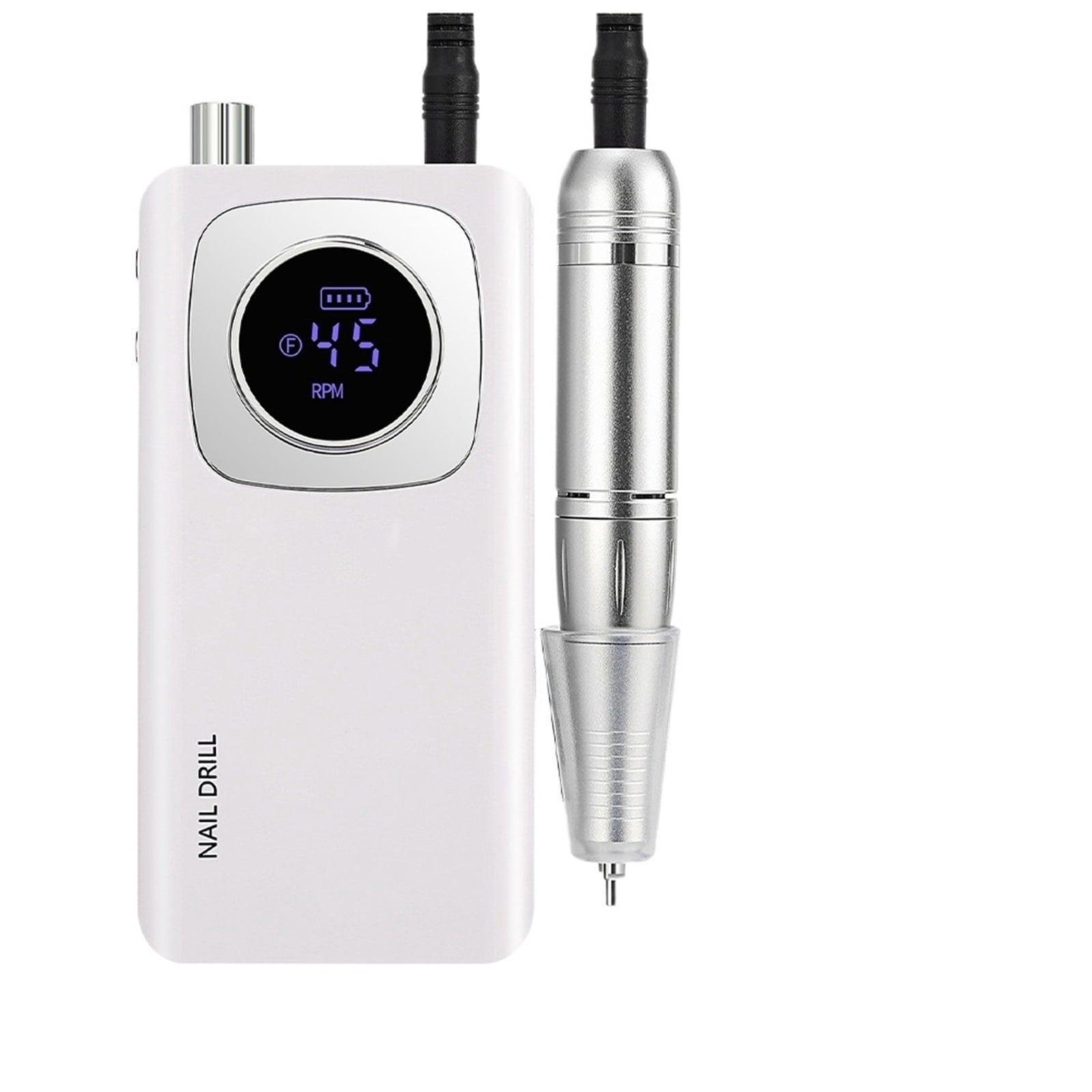 Original 45000RPM Professional Rechargeable Electric Nail Drill Machine Portable Cordless Nail File For Acrylic Gel Nails Remove