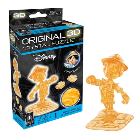Disney Pinocchio Original 3D Crystal Puzzle from BePuzzled, Ages 12 and Up