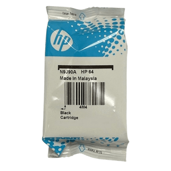 Original 64 Black Original Ink Cartridge, N9J90AN